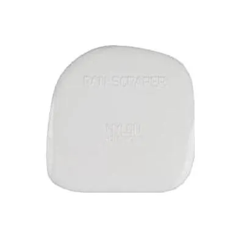 Small White Plastic Pan Scraper